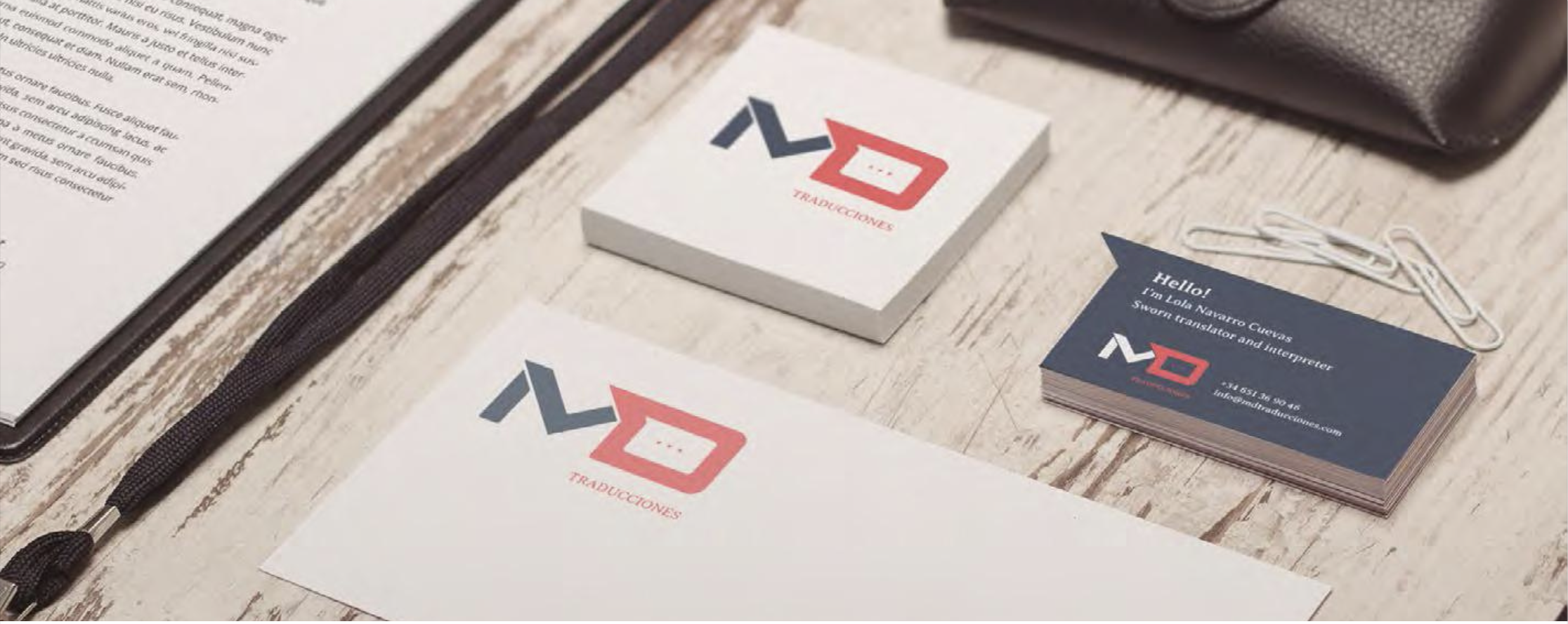 MD Translations stationery applications